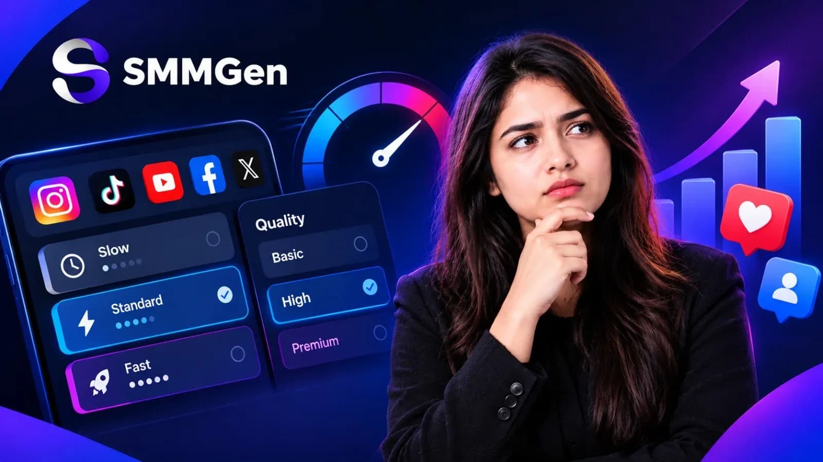 How to Choose the Right Engagement Speed and Quality Tier for Your SMM Panel Order